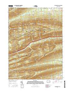 Williamsport SE 2016 topographic map thumbnail