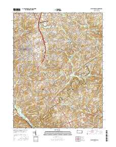 West Chester 2016 topographic map thumbnail