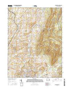 Waynesboro 2016 topographic map thumbnail