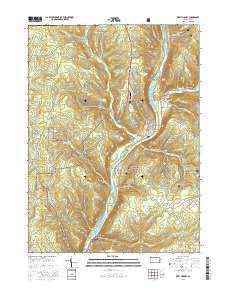 West Hickory 2016 topographic map thumbnail