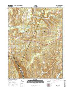 Vintondale 2016 topographic map thumbnail
