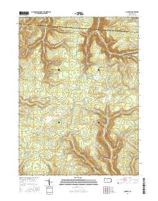 Huntley 2016 topographic map thumbnail