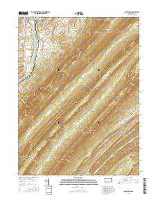 McVeytown 2016 topographic map thumbnail