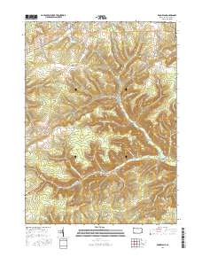 Brookland 2016 topographic map thumbnail