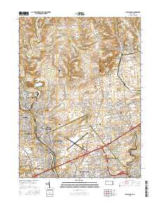 Catasauqua 2016 topographic map thumbnail