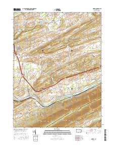 Mexico 2016 topographic map thumbnail