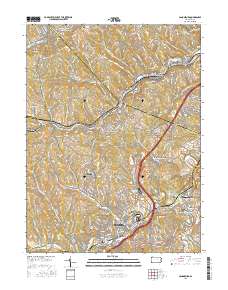 Canonsburg 2016 topographic map thumbnail