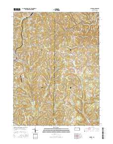 Chicora 2016 topographic map thumbnail