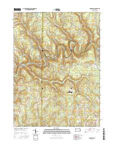 Cooksburg 2016 topographic map thumbnail