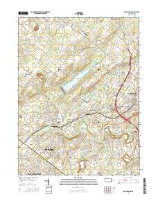 Doylestown 2016 topographic map thumbnail