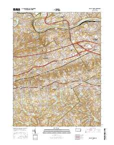 Valley Forge 2016 topographic map thumbnail