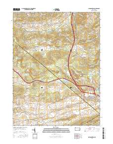 Morgantown 2016 topographic map thumbnail