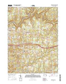 Strattanville 2016 topographic map thumbnail