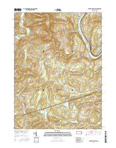 Center Moreland 2016 topographic map thumbnail