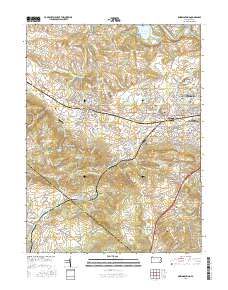 Sinking Spring 2016 topographic map thumbnail
