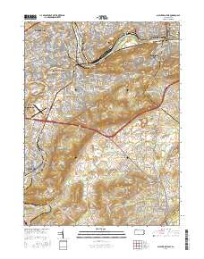 Allentown East 2016 topographic map thumbnail