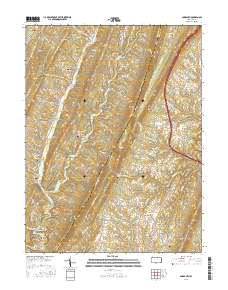 Amaranth 2016 topographic map thumbnail