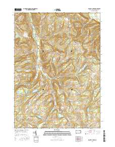 Bentley Creek 2016 topographic map thumbnail
