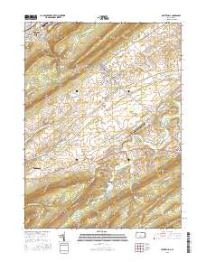 Centre Hall 2016 topographic map thumbnail