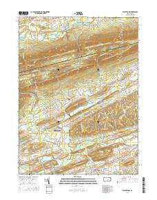 Beavertown 2016 topographic map thumbnail