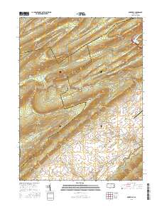 Barrville 2016 topographic map thumbnail