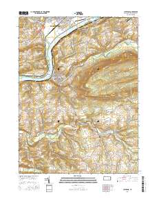 Catawissa 2016 topographic map thumbnail