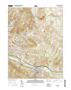 Birdsboro 2016 topographic map thumbnail