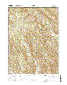 Cambridge Springs NE 2016 topographic map thumbnail