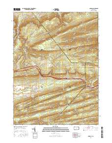 Carroll 2016 topographic map thumbnail