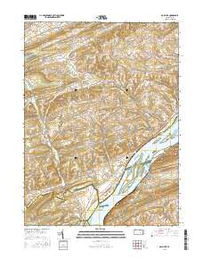 Dalmatia 2016 topographic map thumbnail