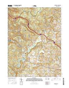 Bakersville 2016 topographic map thumbnail