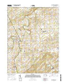 Abbottstown 2016 topographic map thumbnail