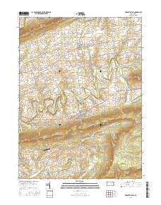 Elizabethville 2016 topographic map thumbnail