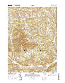 East Troy 2016 topographic map thumbnail