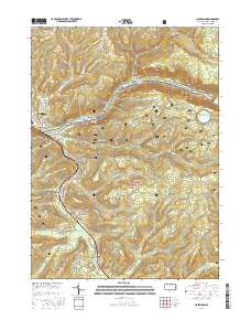 Clarendon 2016 topographic map thumbnail