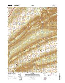 Madisonburg 2016 topographic map thumbnail