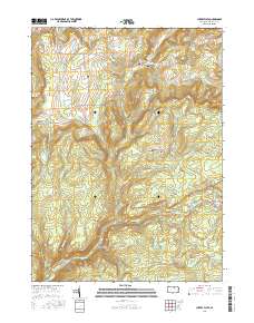 Cherry Flats 2016 topographic map thumbnail