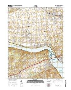 Columbia West 2016 topographic map thumbnail