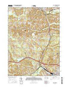 Falls Creek 2016 topographic map thumbnail