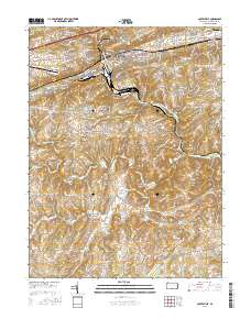 Coatesville 2016 topographic map thumbnail