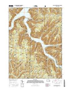 Cornplanter Bridge 2016 topographic map thumbnail