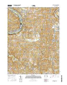 Fayette City 2016 topographic map thumbnail