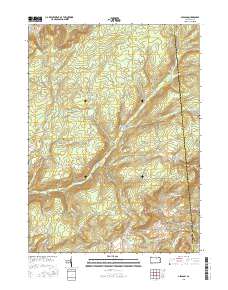 Gleason 2016 topographic map thumbnail