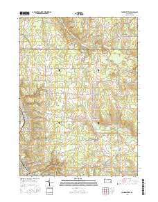 Conneautville 2016 topographic map thumbnail