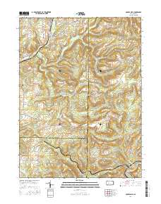 McGees Mills 2016 topographic map thumbnail