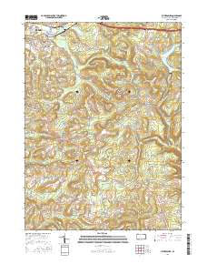 Luthersburg 2016 topographic map thumbnail