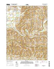 Hughesville 2016 topographic map thumbnail