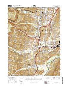 Hollidaysburg 2016 topographic map thumbnail