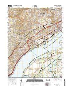 Marcus Hook 2016 topographic map thumbnail