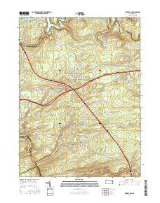Hickory Run 2016 topographic map thumbnail